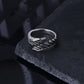 Ala de Ángel – Anillo de Acero Inoxidable Ajustable