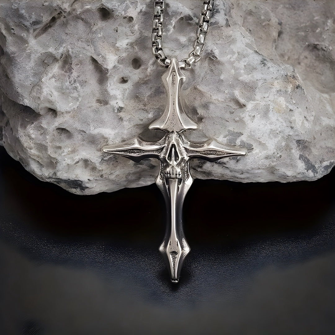 Cruz del Calvario – Cadena de Acero Inoxidable